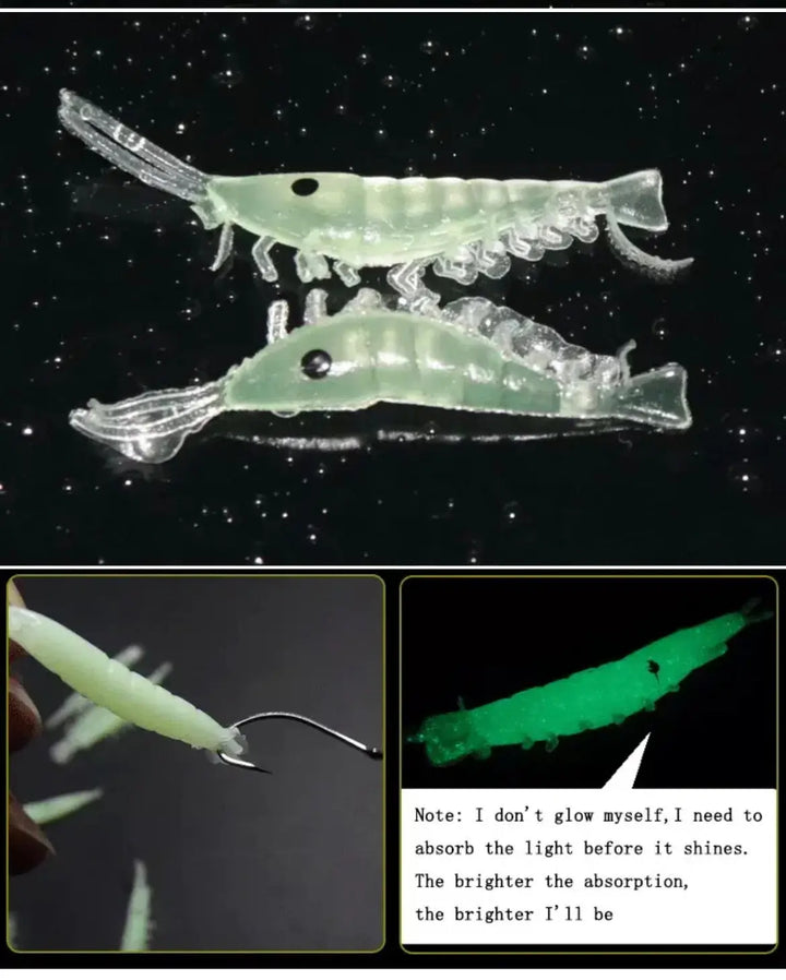 Super Glow Micro Shrimp Roadside Minnows